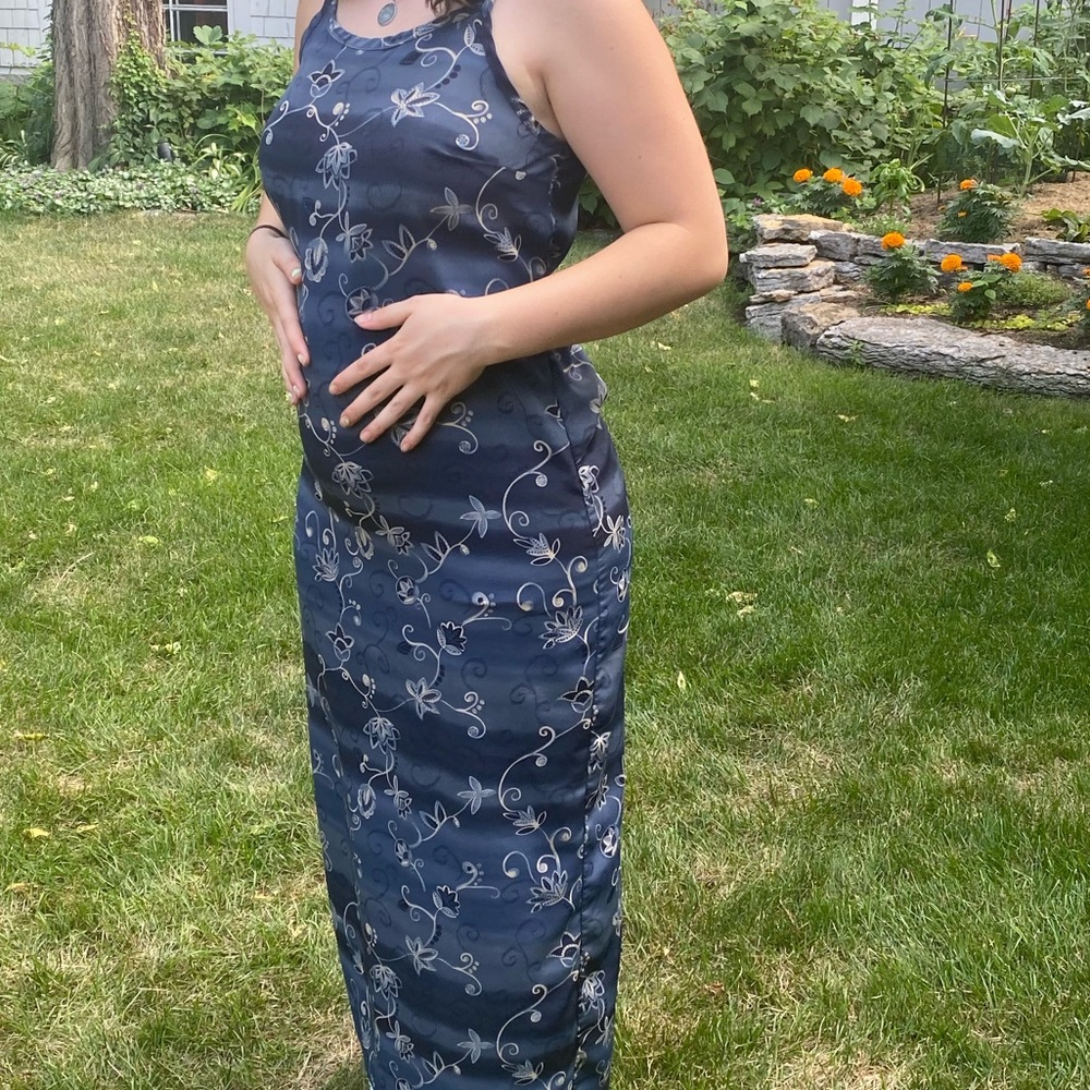 floral maxi dress